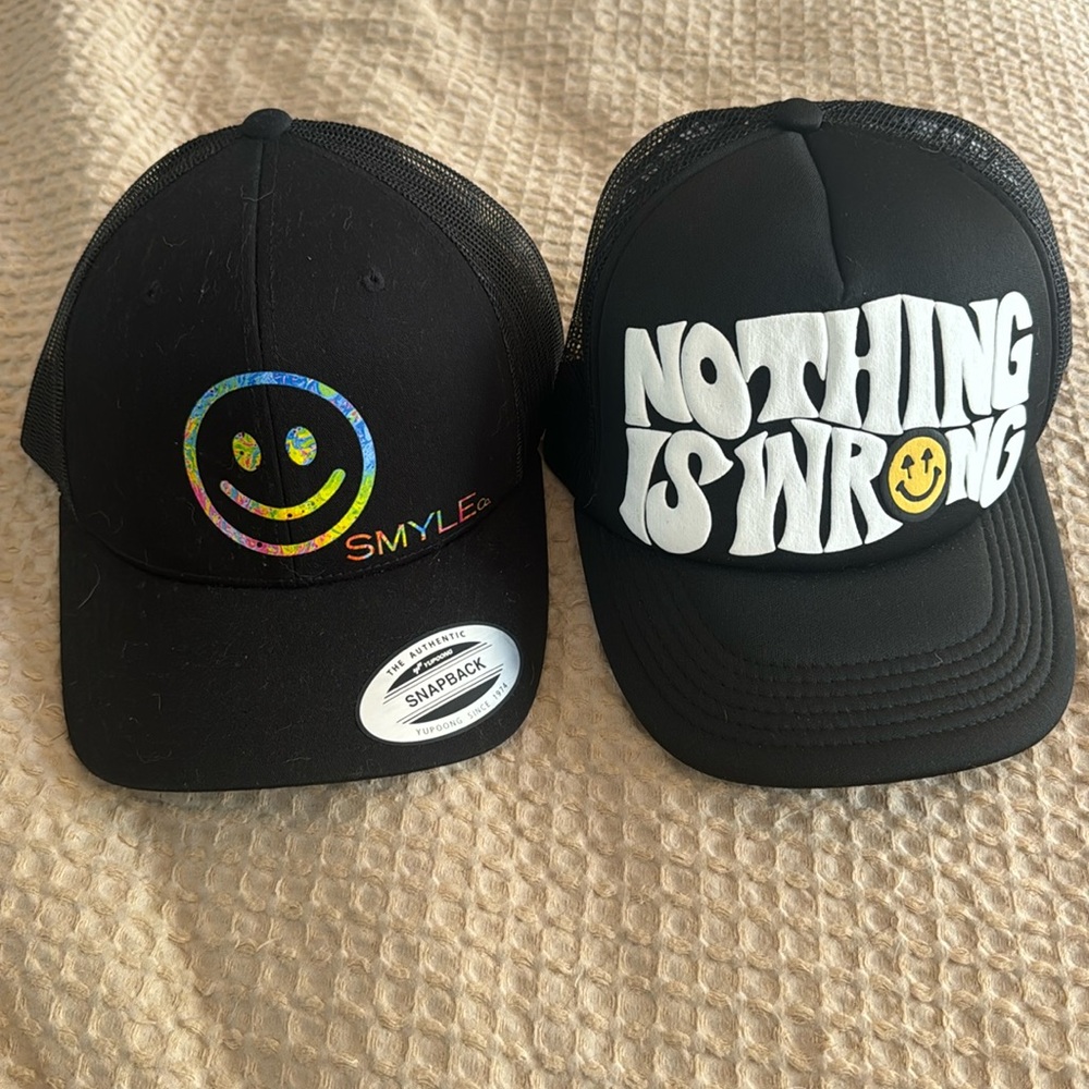 Two Unisex Trucker Hats